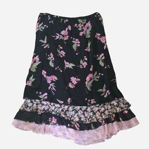 VINTAGE SKIRT Whimsigoth Multi Layer Goth Fairycore